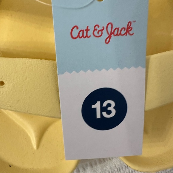 Cat & Jack Yellow Sandals with Adjustable Strap - Picture 2 of 4